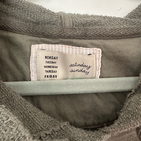 Anthropologie Saturday Sunday Short sleeve Hoodie - Picture 4 of 5